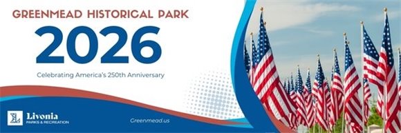 Greenmead 2026 Banner Celebrating America 250