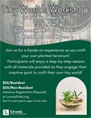 Tiny World's Workshop, Saturday, March 21