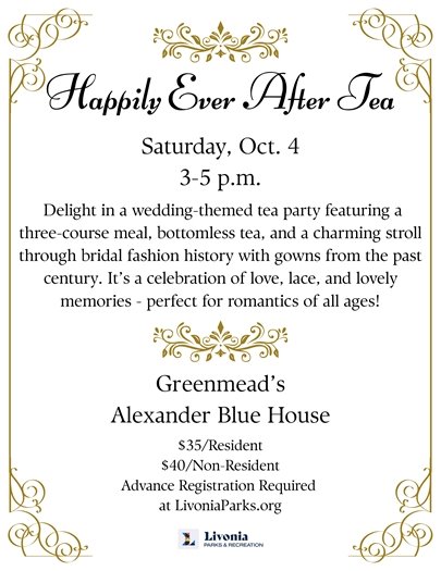 Happily Ever After Tea Flyer