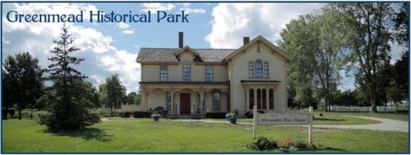 Alexander Blue House at Greenmead Banner