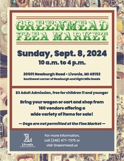 Greenmead Fall Flea Market Flyer