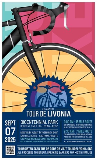 Tour de Livonia 2025 Flyer