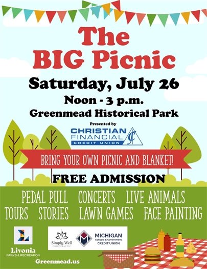 Flyer for The BIG Picnic 
