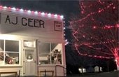 Geer Store with holiday lights