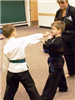Two Kids Participating in Karate