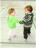 Two Children Holding Hands