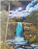 Painting of a Waterfall