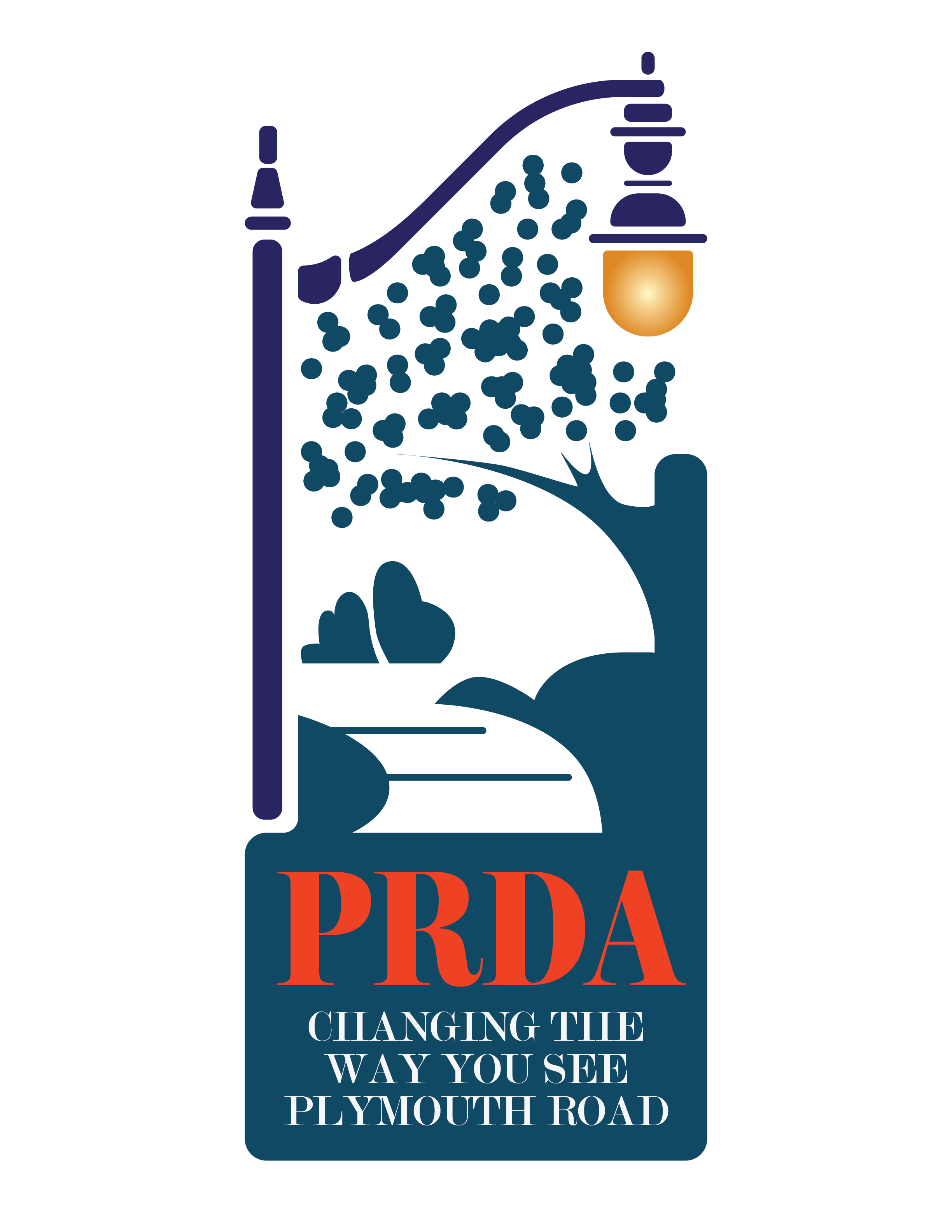 Plymouth Road Development Authority Lamp Logo