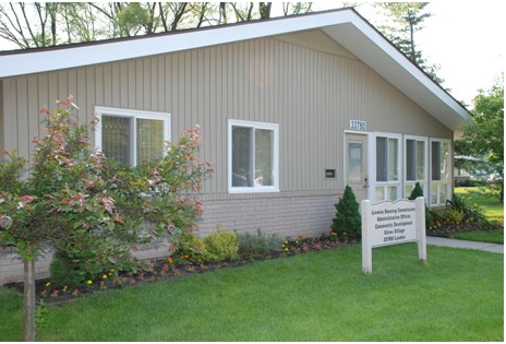 Front of Silver Village