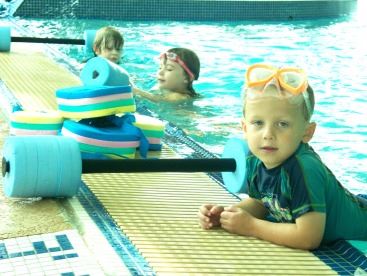 Children at Swimming Lesson