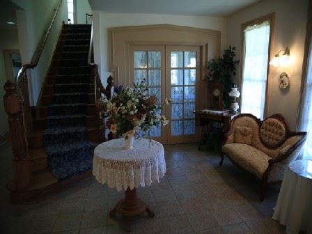 Staircase and Entrance Featured in the Alexander Blue House
